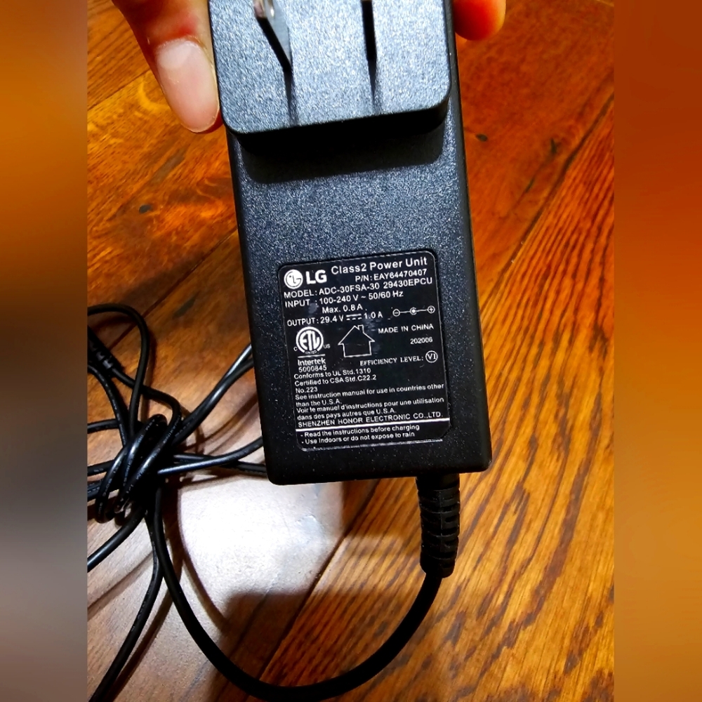 COPY - Genuine LG CordZero A9 A905 A906 A907 A908 Cordless Vacuum AC DC Power A…